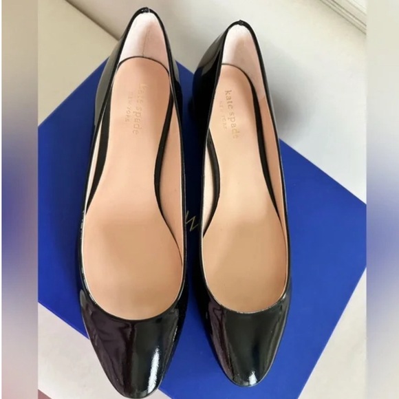 Kate Spade Kate Spade New York Fallyn Black Patent Leather Short Heeled  Size 8 - Picture 6 of 8